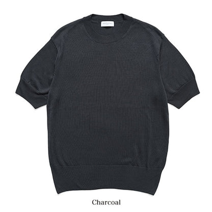 rencontrant レンコントラント シルク ハイゲージニットTシャツ 10112