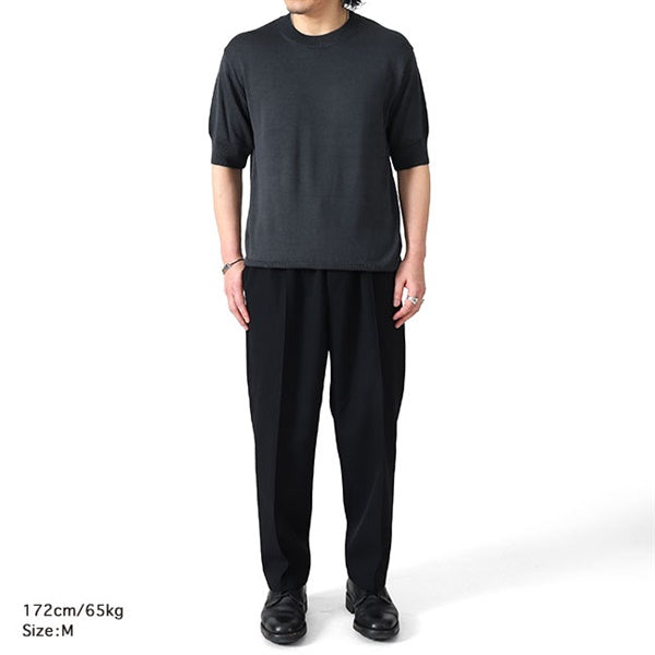 rencontrant レンコントラント シルク ハイゲージニットTシャツ 10112