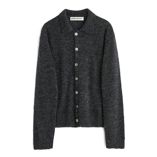 Our Legacy アワーレガシー EVENING POLO アルパカウール イブニングポロ ニットカーカーディガン M2263EC