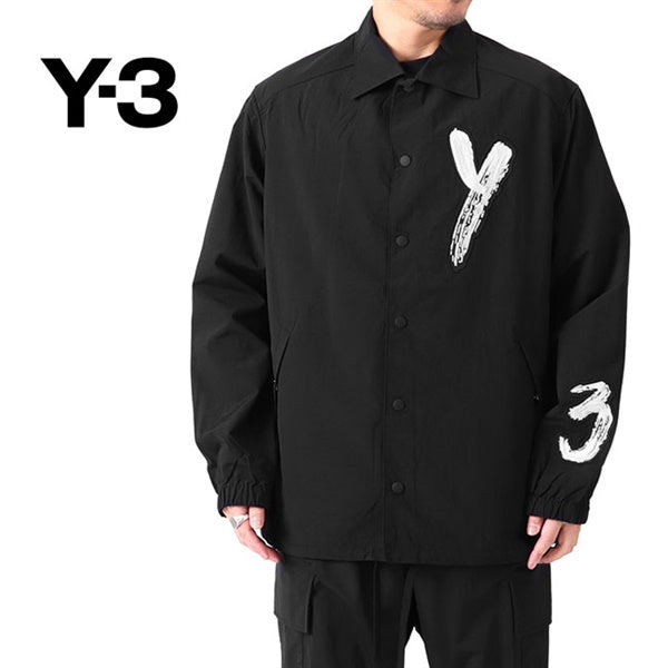 [SALE] Y-3 ワイスリー オーバーサイズ ブラッシュロゴ コーチジャケット H44806