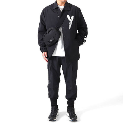 [SALE] Y-3 ワイスリー オーバーサイズ ブラッシュロゴ コーチジャケット H44806