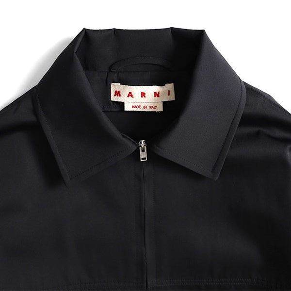 MARNI マルニ タフタ ジップジャケット JUMU0137MS UTP789 黒 はっ水