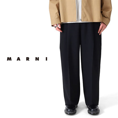 MARNI マルニ ワイド テーパードパンツ PUMU0236A1 UTP771