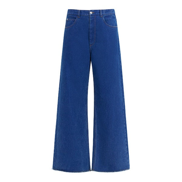 [SALE] MARNI マルニ レッドリボンベルト付き ローライズジーンズ PUJU0019A1 USCU83