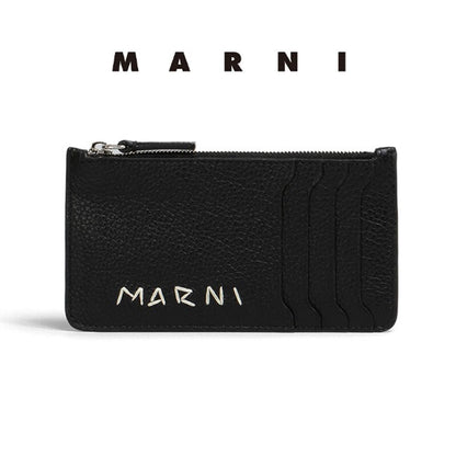 MARNI マルニ メンディングロゴ レザーカードケース PFMI0103U1 P6533 **