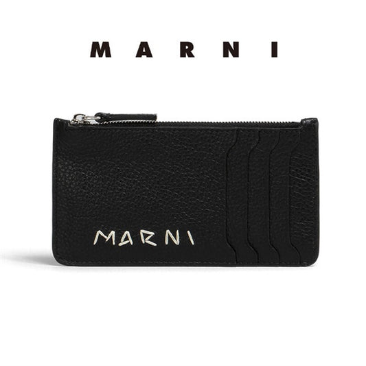 MARNI マルニ メンディングロゴ レザーカードケース PFMI0103U1 P6533 **