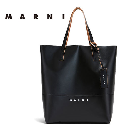 MARNI マルニ マルニタグ付き レザーハンドル トートバッグ SHMQ0037A1 P5769