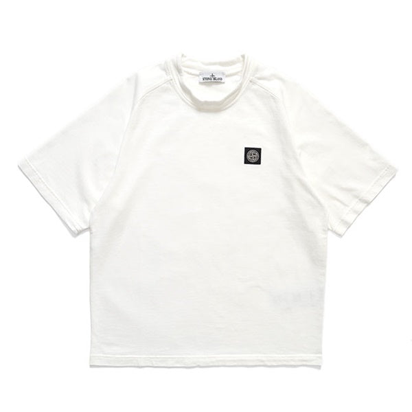 STONE ISLAND ストーンアイランド ガーメントダイ コンパスロゴ Tシャツ 6100029 **