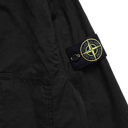 STONE ISLAND ストーンアイランド ガーメントダイ リップストップ ジップアップ オーバーシャツ 1200005