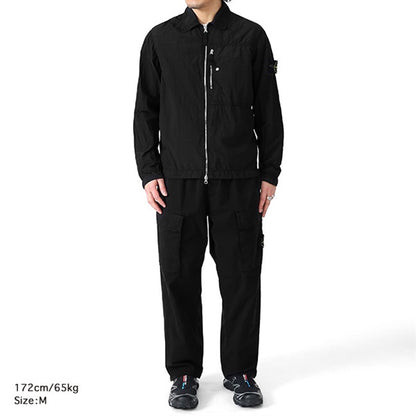 STONE ISLAND ストーンアイランド ナイロンメタル ジップアップ オーバーシャツ 1200038