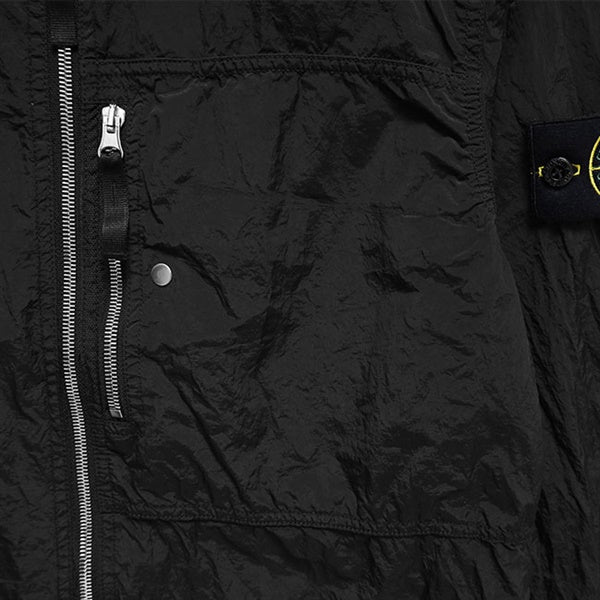 STONE ISLAND ストーンアイランド ナイロンメタル ジップアップ オーバーシャツ 1200038