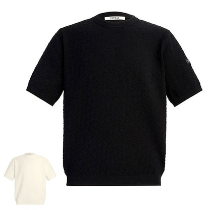 TATRAS タトラス CASTORE カストーレ コットンシルク ジャカード ニットTシャツ 半袖Tシャツ