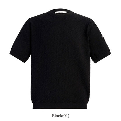 TATRAS タトラス CASTORE カストーレ コットンシルク ジャカード ニットTシャツ 半袖Tシャツ