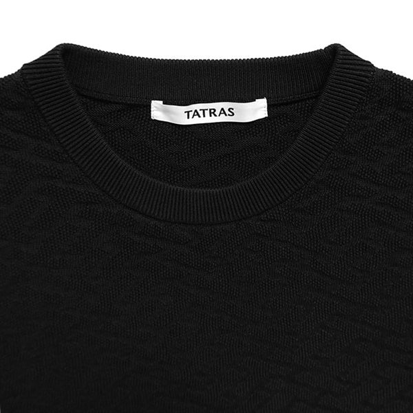 TATRAS タトラス CASTORE カストーレ コットンシルク ジャカード ニットTシャツ 半袖Tシャツ