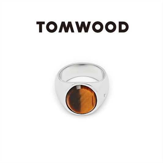 TOMWOOD トムウッド Oval Tiger Eye オーバル タイガーアイ リング 100847 **