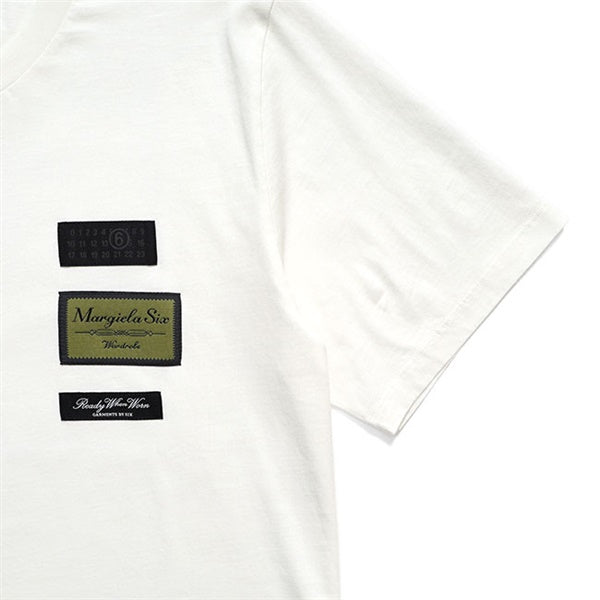 MM6 エムエムシックス メゾンマルジェラ ラベルパッチ Tシャツ SH0GC0069 S24311