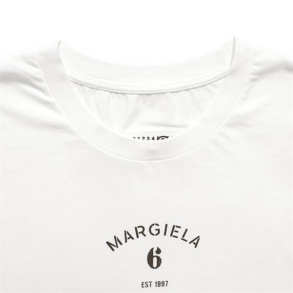 MM6 エムエムシックス メゾンマルジェラ シグネチャー ロゴTシャツ SH2GC0038 M20048