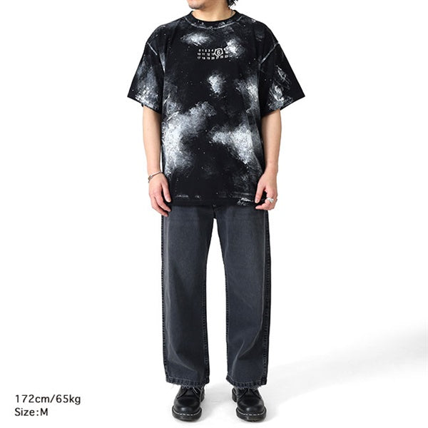 MM6 エムエムシックス メゾンマルジェラ ホワイトペイント ロゴTシャツ SH2GC0039 M20048