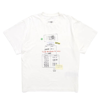 MM6 エムエムシックス メゾンマルジェラ ライブラリー スタンプTシャツ SH0GC0070 M20170