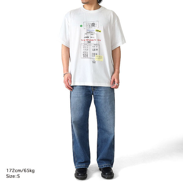 MM6 エムエムシックス メゾンマルジェラ ライブラリー スタンプTシャツ SH0GC0070 M20170