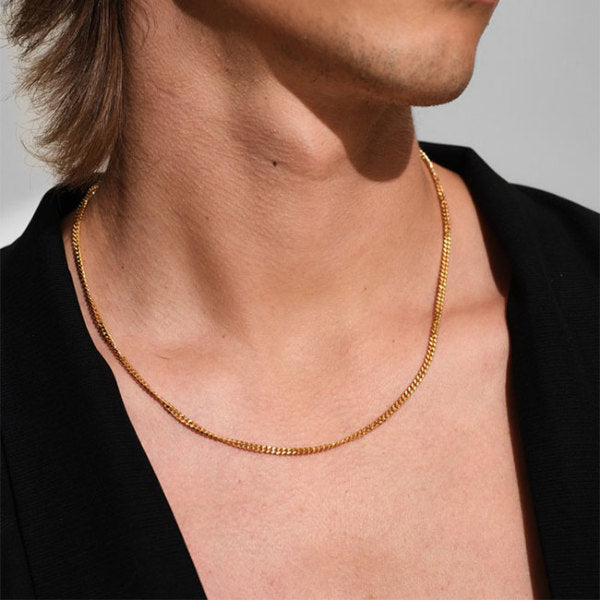 TOMWOOD トムウッド Curb Chain M Gold-18 ゴールド カーブチェーン ネックレス 100266 **