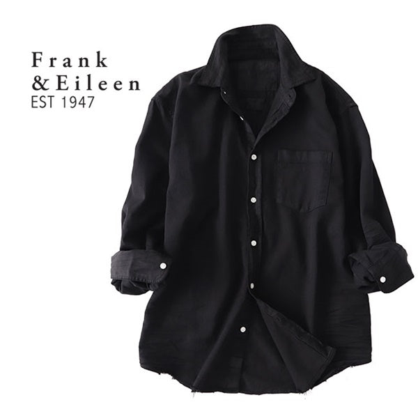 Frank&Eileen フランク&アイリーン LUKE BKCD ルーク ブラックデニムシャツ 9920700033 メンズ