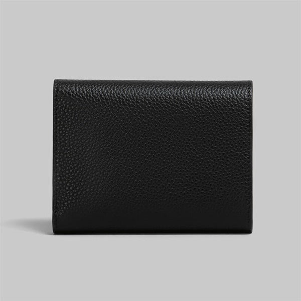 MARNI マルニ ロゴ刺繍 三つ折りレザーウォレット PFMI0105U0 P6533 黒