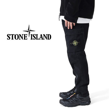 Stone Island ストーンアイランド ガーメンドダイ テーパード カーゴパンツ 811530401