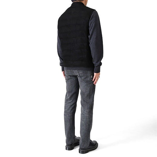[SALE] EMMETI エンメティ JURI DOWN VEST ユリ スエード ダウンベスト レザーベスト