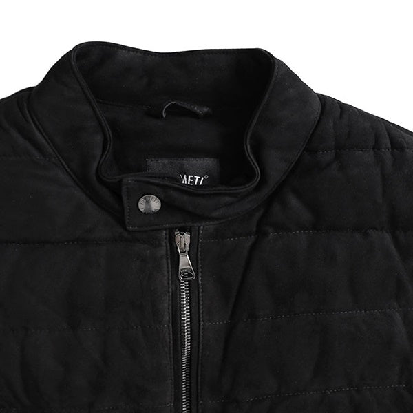 [SALE] EMMETI エンメティ JURI DOWN VEST ユリ スエード ダウンベスト レザーベスト