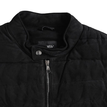 [SALE] EMMETI エンメティ JURI DOWN VEST ユリ スエード ダウンベスト レザーベスト