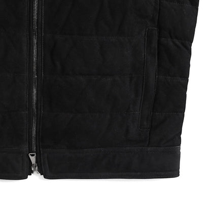 [SALE] EMMETI エンメティ JURI DOWN VEST ユリ スエード ダウンベスト レザーベスト