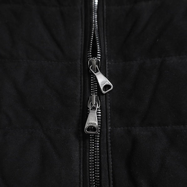 [SALE] EMMETI エンメティ JURI DOWN VEST ユリ スエード ダウンベスト レザーベスト