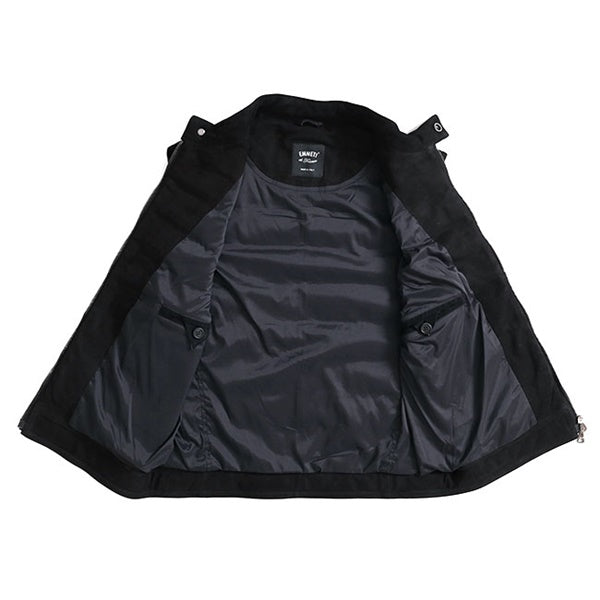 [SALE] EMMETI エンメティ JURI DOWN VEST ユリ スエード ダウンベスト レザーベスト