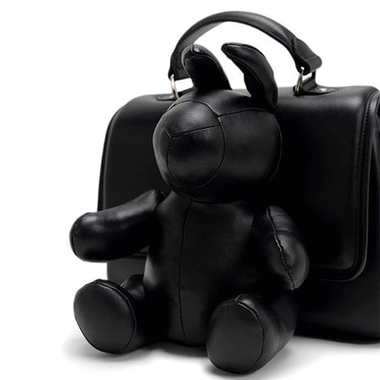 Maison MIHARA YASUHIRO ミハラヤスヒロ ドールズ ラビットアタッチド レザーハンドバッグ A15BG713