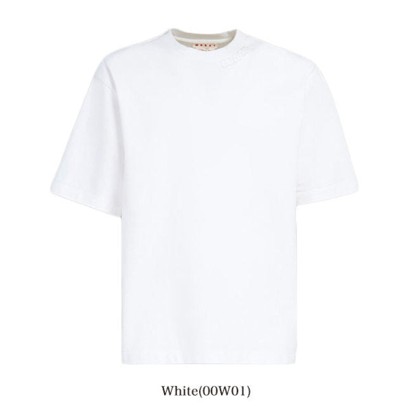 MARNI マルニ オーガニックコットン オーバーサイズ ロゴTシャツ HUMU0287X0 UTC406