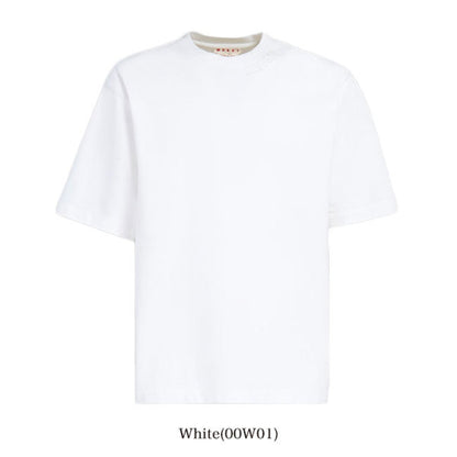 MARNI マルニ オーガニックコットン オーバーサイズ ロゴTシャツ HUMU0287X0 UTC406