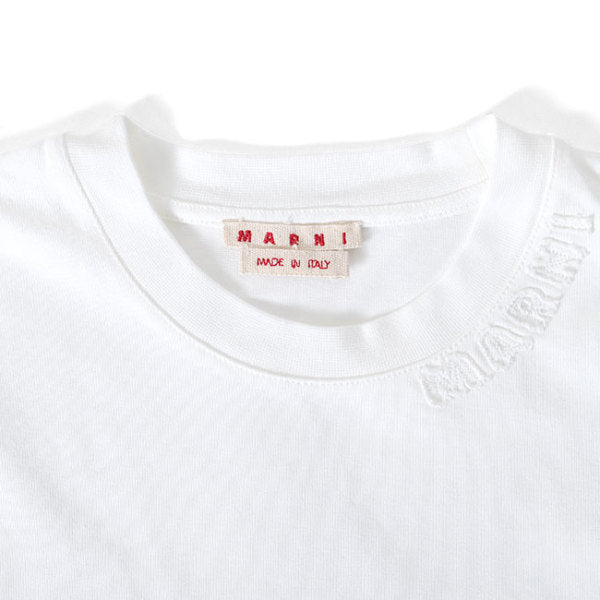 MARNI マルニ オーガニックコットン オーバーサイズ ロゴTシャツ