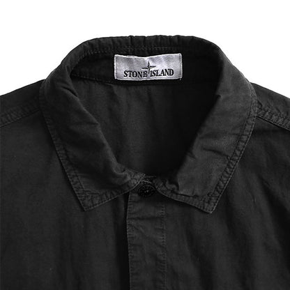 STONE ISLAND ストーンアイランド ブラッシュ加工 コットンキャンバスシャツ K1S151200029 S00WN