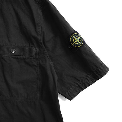 STONE ISLAND ストーンアイランド ブラッシュ加工 コットンキャンバスシャツ K1S151200029 S00WN
