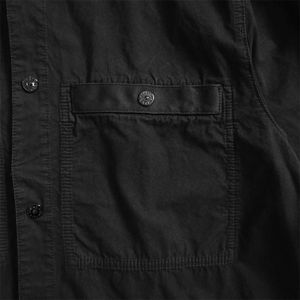 STONE ISLAND ストーンアイランド ブラッシュ加工 コットンキャンバスシャツ K1S151200029 S00WN