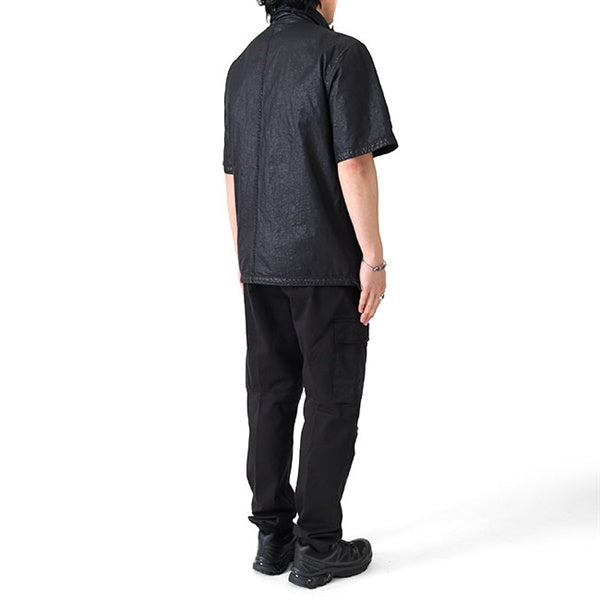 STONE ISLAND ストーンアイランド ガーメントダイ ナイロン スタンドカラーシャツ K1S151200028 S0069