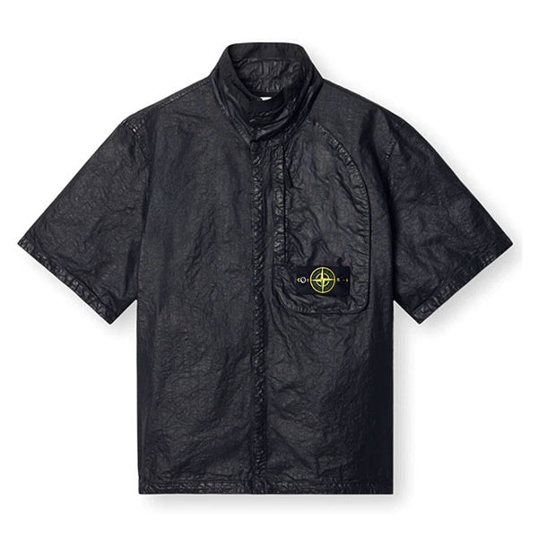 STONE ISLAND ストーンアイランド ガーメントダイ ナイロン スタンドカラーシャツ K1S151200028 S0069