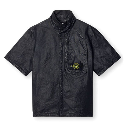 STONE ISLAND ストーンアイランド ガーメントダイ ナイロン スタンドカラーシャツ K1S151200028 S0069