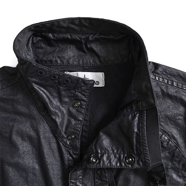 STONE ISLAND ストーンアイランド ガーメントダイ ナイロン スタンドカラーシャツ K1S151200028 S0069
