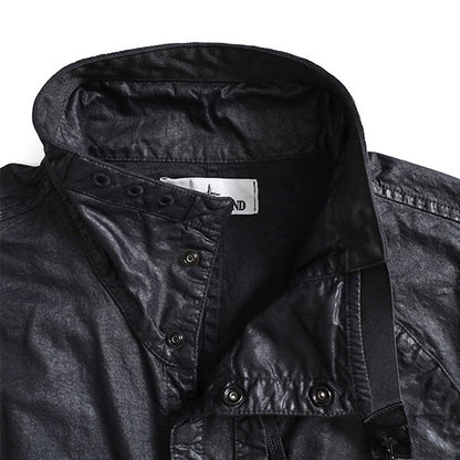 STONE ISLAND ストーンアイランド ガーメントダイ ナイロン スタンドカラーシャツ K1S151200028 S0069