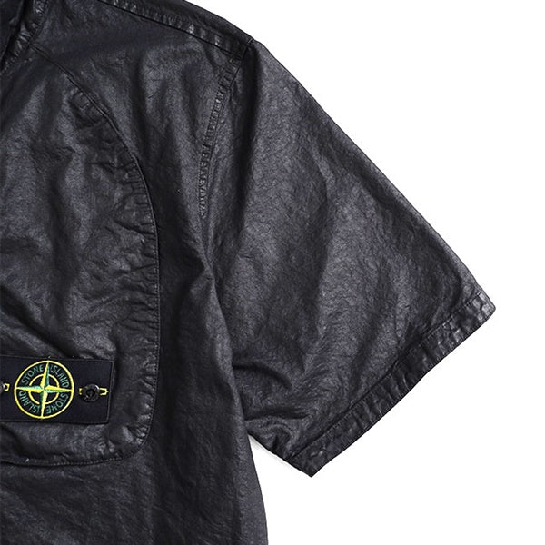 STONE ISLAND ストーンアイランド ガーメントダイ ナイロン スタンドカラーシャツ K1S151200028 S0069