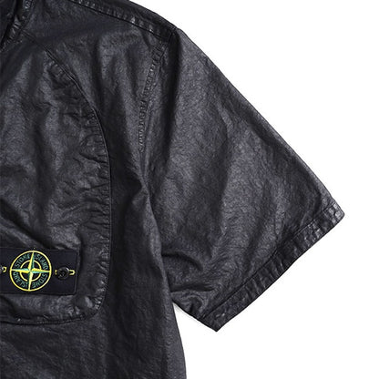 STONE ISLAND ストーンアイランド ガーメントダイ ナイロン スタンドカラーシャツ K1S151200028 S0069