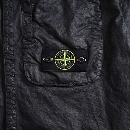 STONE ISLAND ストーンアイランド ガーメントダイ ナイロン スタンドカラーシャツ K1S151200028 S0069