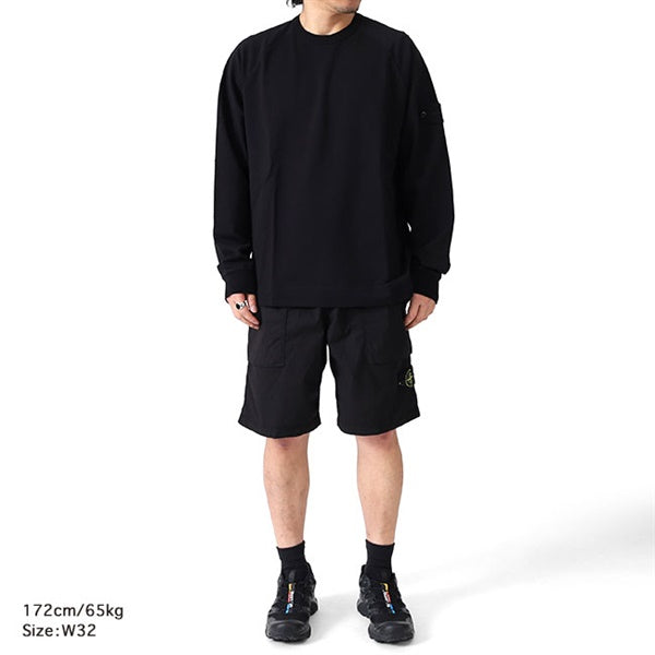 STONE ISLAND ストーンアイランド ガーメントダイ ストレッチコットン バミューダショートパンツ K1S15L100009 S0003 **